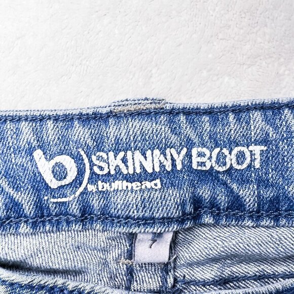 Women's B by Bullhead Pac Sun Jeans | Skinny Bootcut | Light Wash | Size 7 - Picture 11 of 13